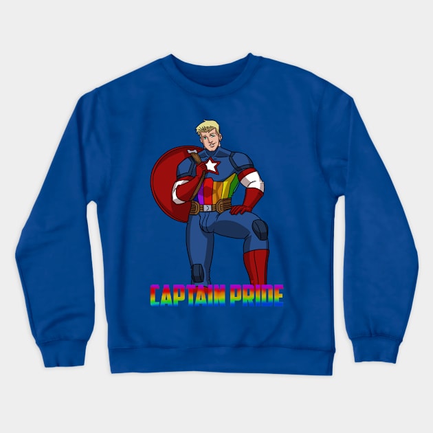 Captain Pride 2022 Crewneck Sweatshirt by JacobBlackmon